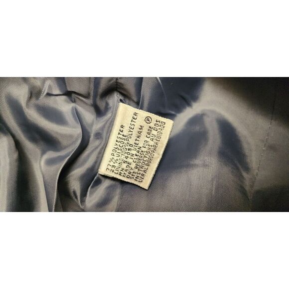 Women's Le Suit Jacket Size 10 Color Blue - Picture 5 of 6